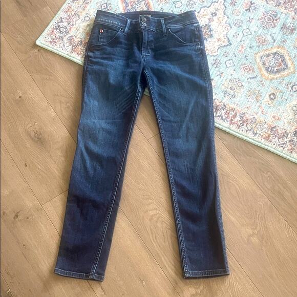 Hudson size 27 Women's cotton Dark Blue Jeans - Picture 1 of 8